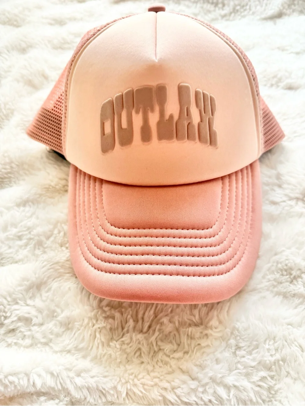 Pink Mesh Trucker Hat